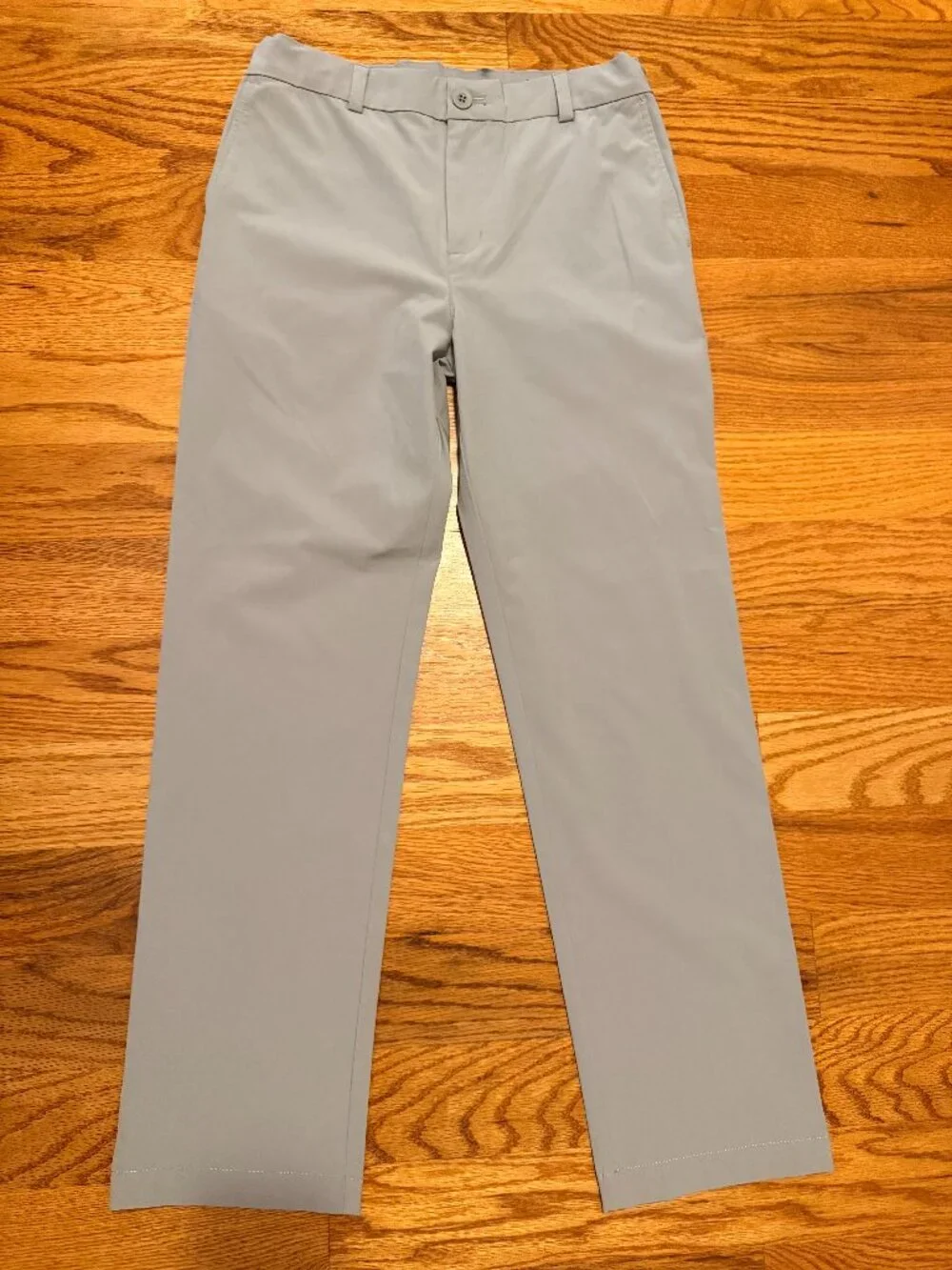 Vineyard Vines Boys Size 18 Performance Pants Light Grey EUC